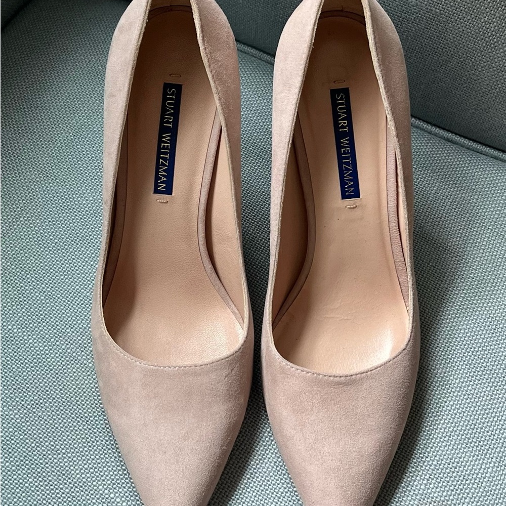 Stuart Weitzman suede pumps